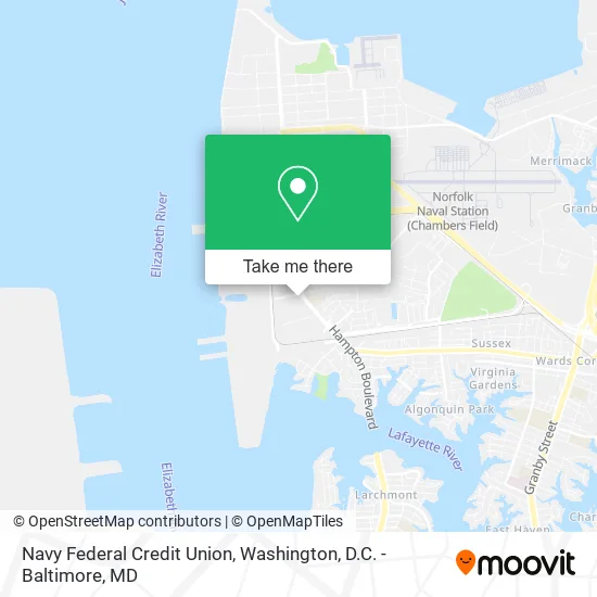 Navy Federal Credit Union map
