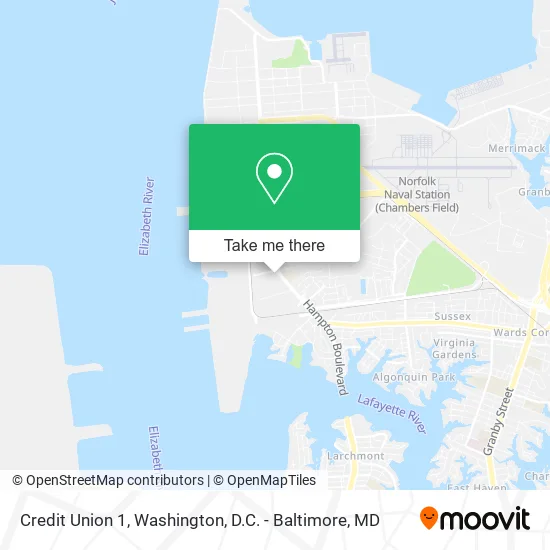 Credit Union 1 map
