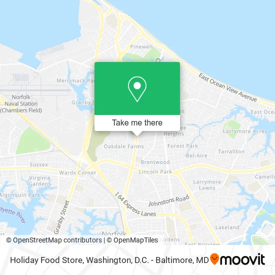 Holiday Food Store map