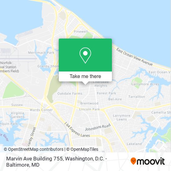 Mapa de Marvin Ave Building 755