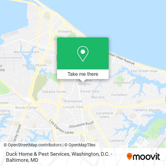 Mapa de Duck Home & Pest Services