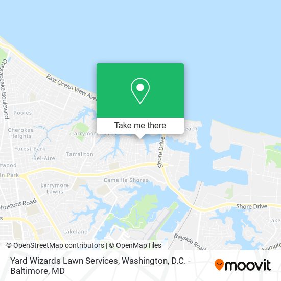 Mapa de Yard Wizards Lawn Services