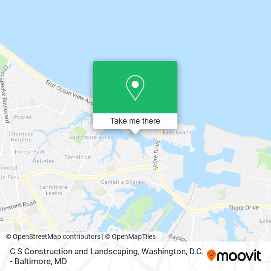 C S Construction and Landscaping map