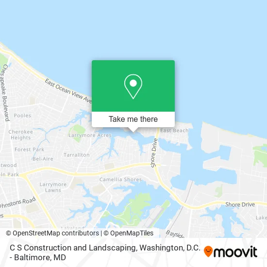 C S Construction and Landscaping map