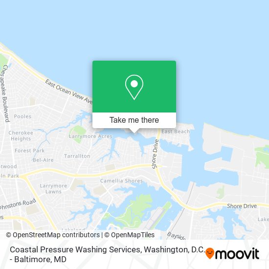 Coastal Pressure Washing Services map