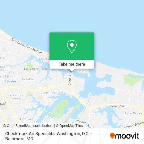 Checkmark Air Specialits map