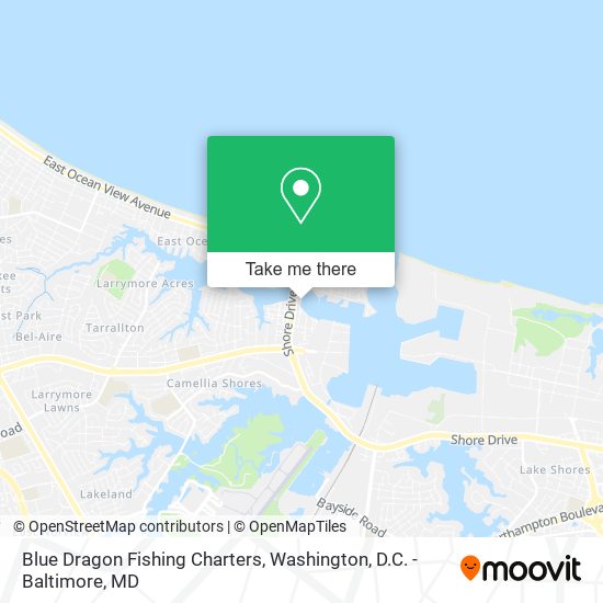 Mapa de Blue Dragon Fishing Charters