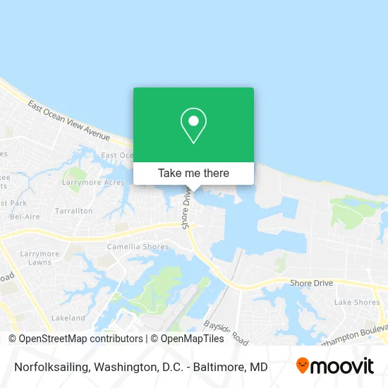 Norfolksailing map