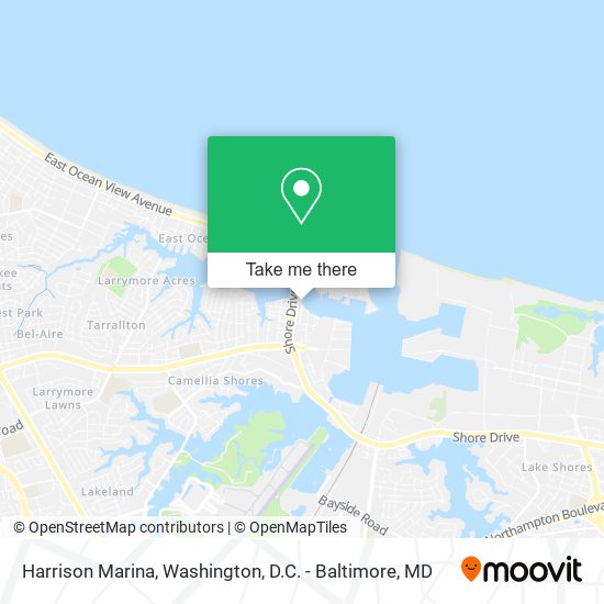 Harrison Marina map