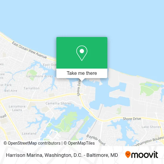 Harrison Marina map