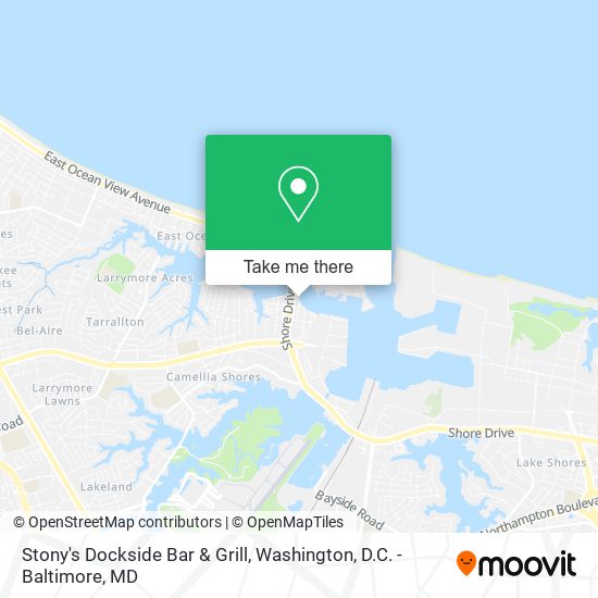 Stony's Dockside Bar & Grill map