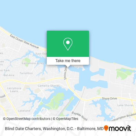 Blind Date Charters map