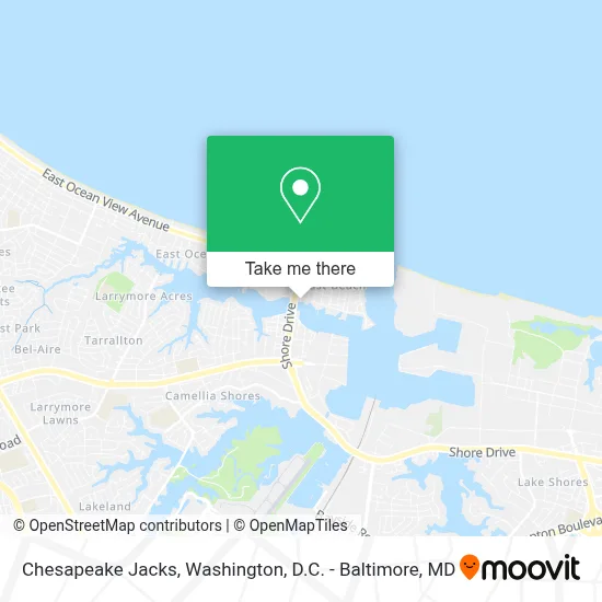 Chesapeake Jacks map