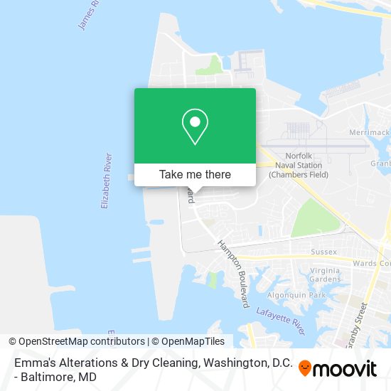 Mapa de Emma's Alterations & Dry Cleaning