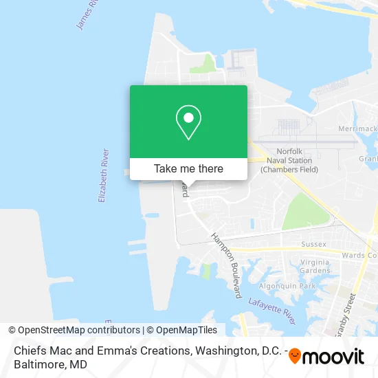 Chiefs Mac and Emma's Creations map