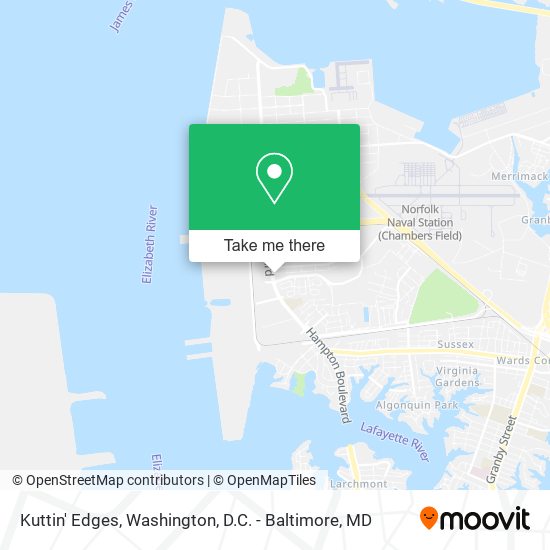 Kuttin' Edges map