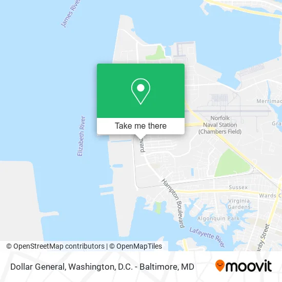 Dollar General map