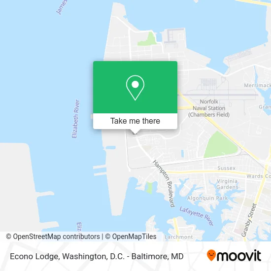 Econo Lodge map