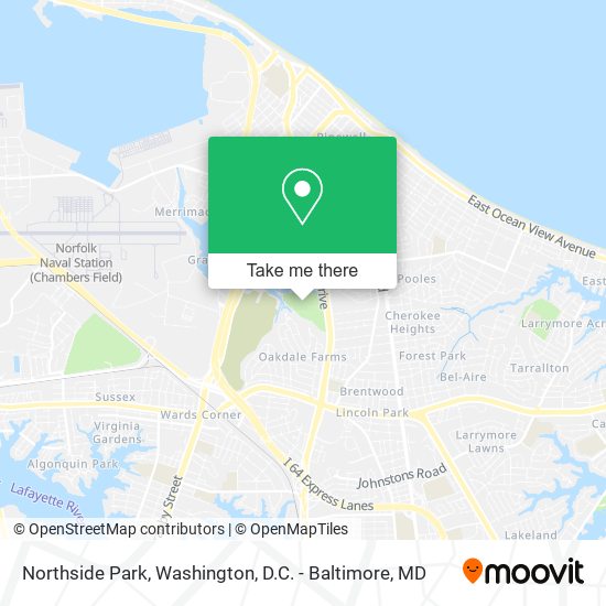 Northside Park map