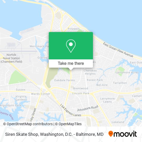 Siren Skate Shop map