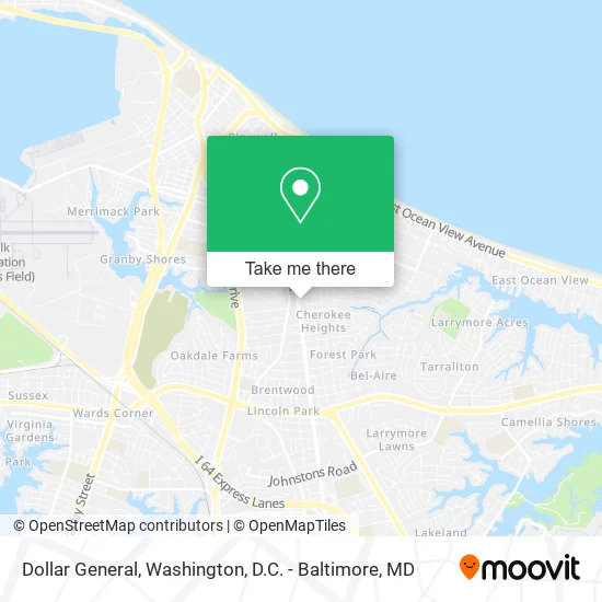 Dollar General map