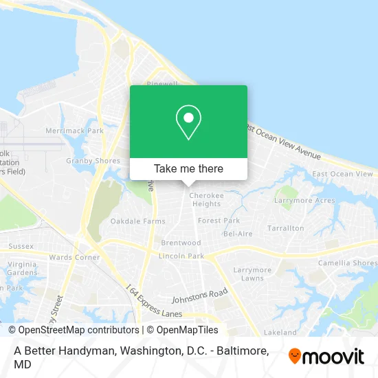 A Better Handyman map