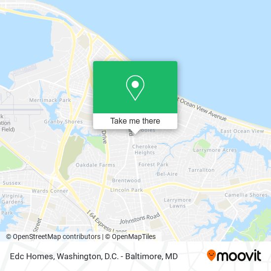 Edc Homes map