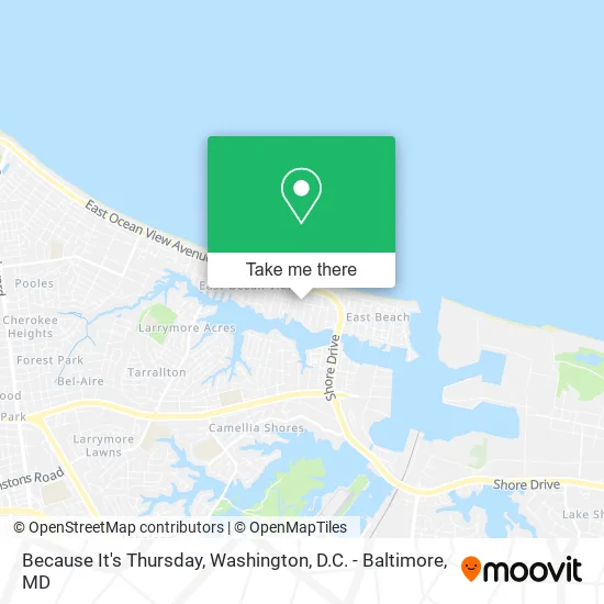 Because It's Thursday map