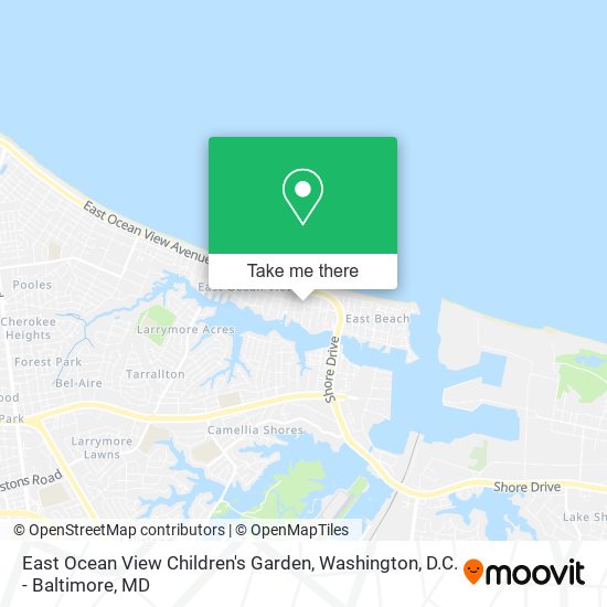 East Ocean View Children's Garden map
