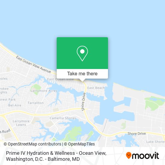 Prime IV Hydration & Wellness - Ocean View map