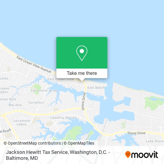 Mapa de Jackson Hewitt Tax Service