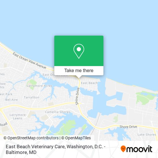 Mapa de East Beach Veterinary Care