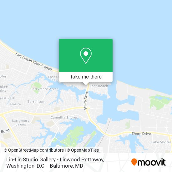Lin-Lin Studio Gallery - Linwood Pettaway map