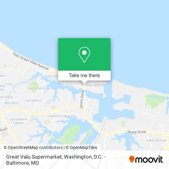 Mapa de Great Valu Supermarket