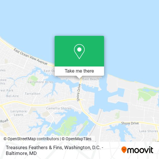 Treasures Feathers & Fins map