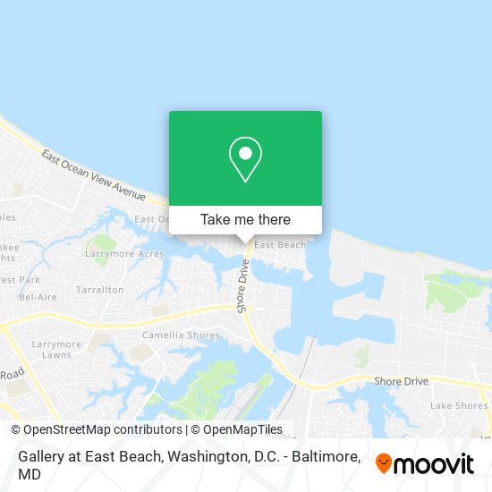 Gallery at East Beach map