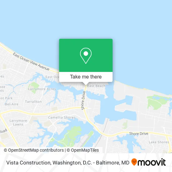 Vista Construction map