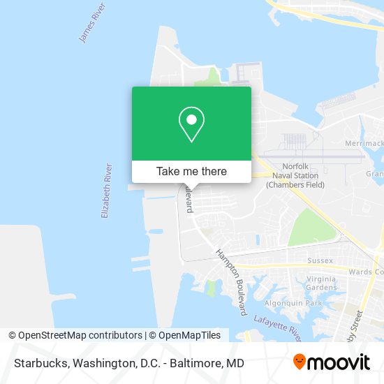 Starbucks map