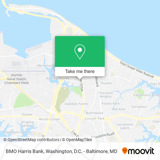 BMO Harris Bank map