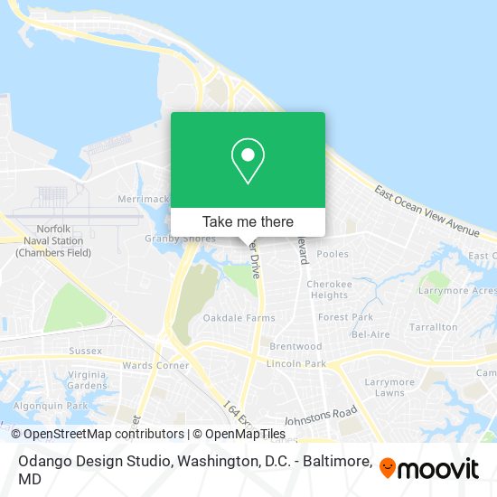 Odango Design Studio map