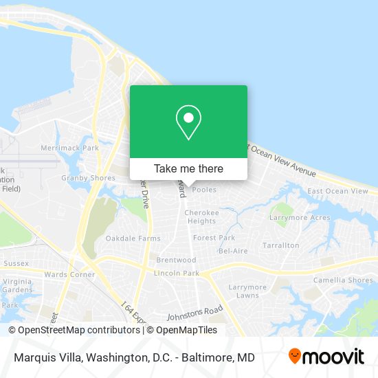 Marquis Villa map
