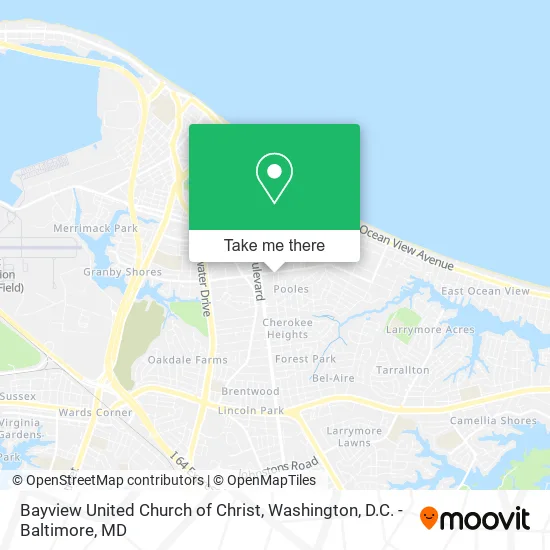 Bayview United Church of Christ map