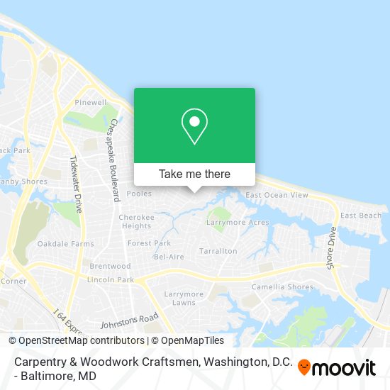 Carpentry & Woodwork Craftsmen map