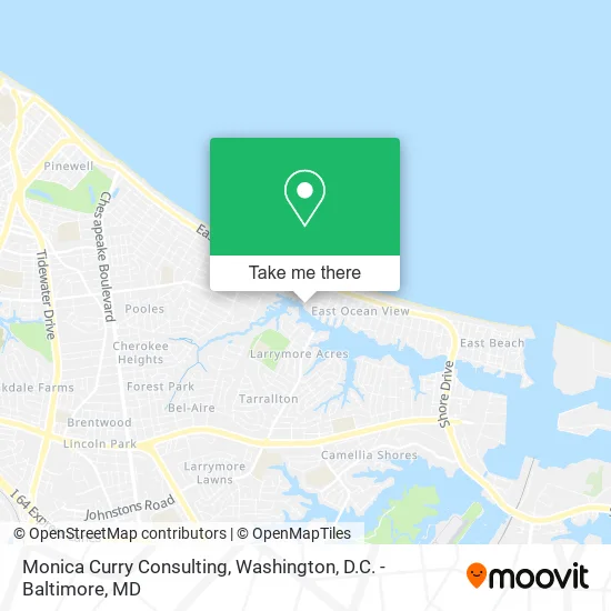 Monica Curry Consulting map