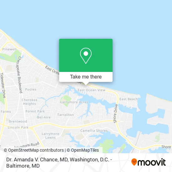 Dr. Amanda V. Chance, MD map