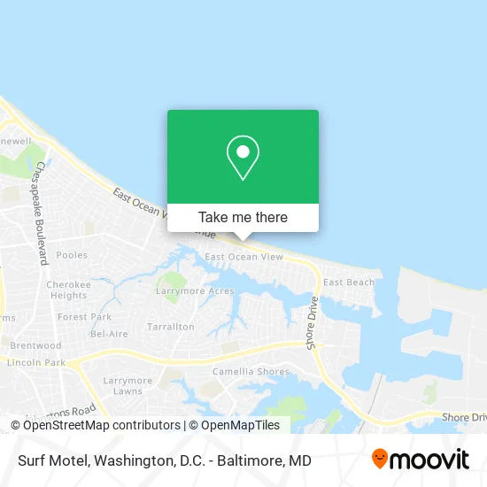 Surf Motel map