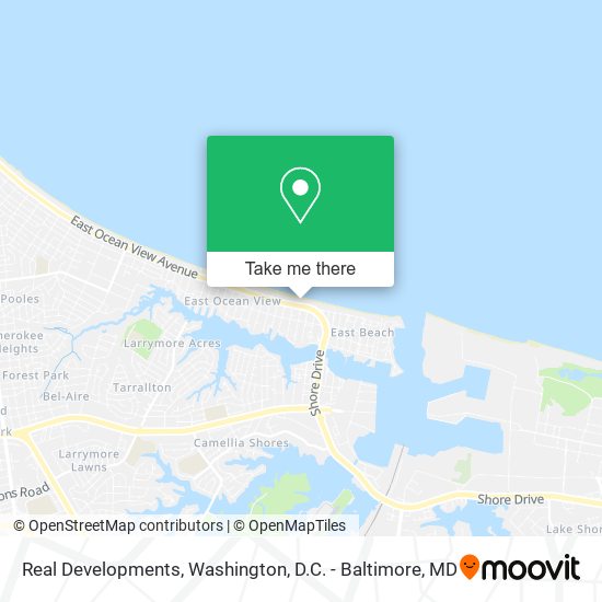 Real Developments map