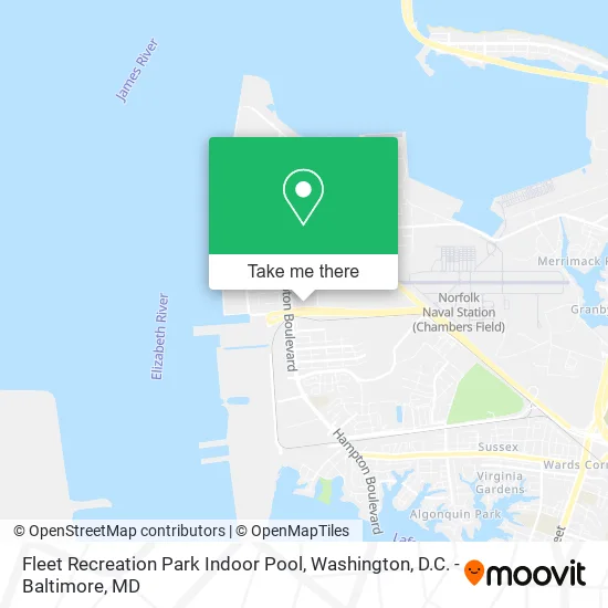 Fleet Recreation Park Indoor Pool map