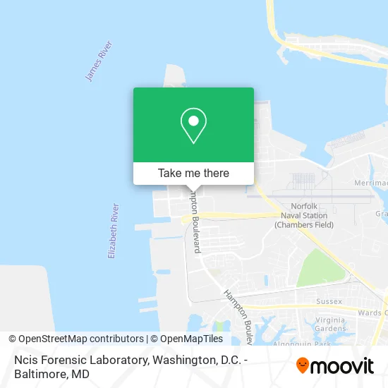 Ncis Forensic Laboratory map