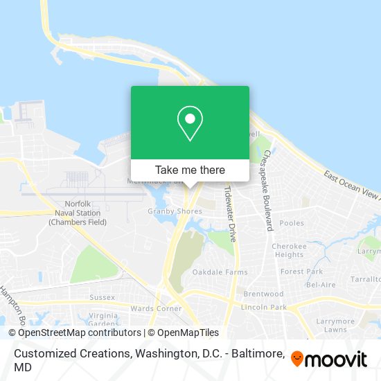 Mapa de Customized Creations